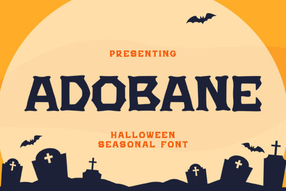 Adobane: A Spooky Display Font for Campaign Creatives