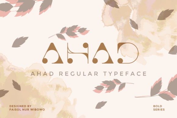 Ahad: A Whimsical Display Font for Editorial Design