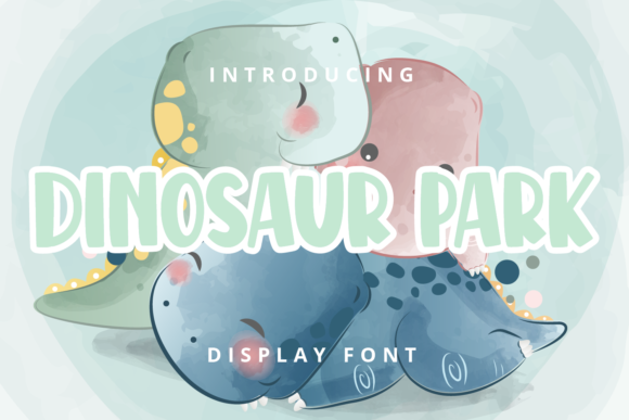 Dinosaur Park: A Playful Display Font for Bold Marketing Visuals