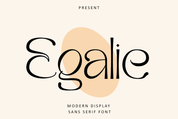 Egalie: A Whimsical Display Font for Bold Branding
