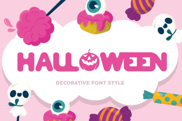 Halloween Cute: A Playful Display Font for Halloween Branding
