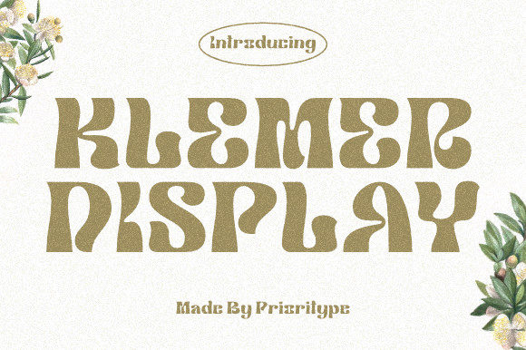 Klemer: A Wavy Display Font for Small Business Branding