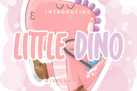 Little Dino: A Playful Display Font for Business Branding