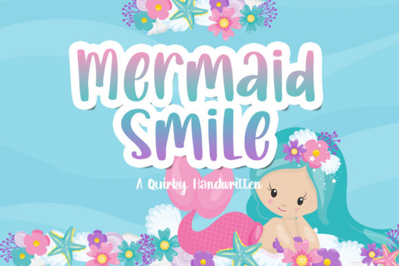 Mermaid Smile: A Quirky Display Font for Playful Branding