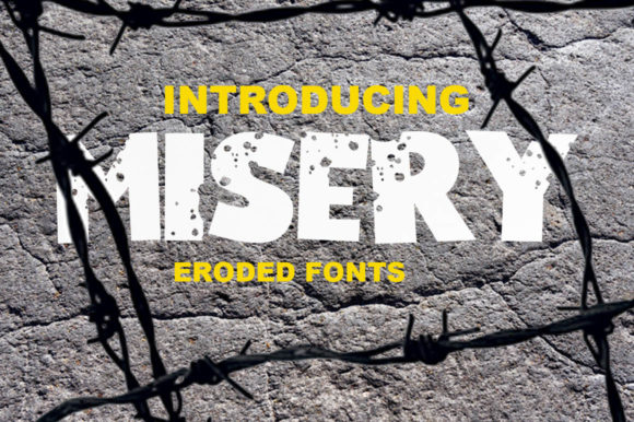 Misery: A Bold Display Font for Web Designers
