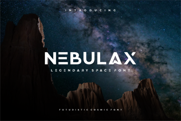 Nebulax: A Bold Display Font for Modern Editorial Design