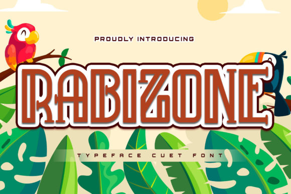Rabizone: The Playful Display Font for Modern Marketing