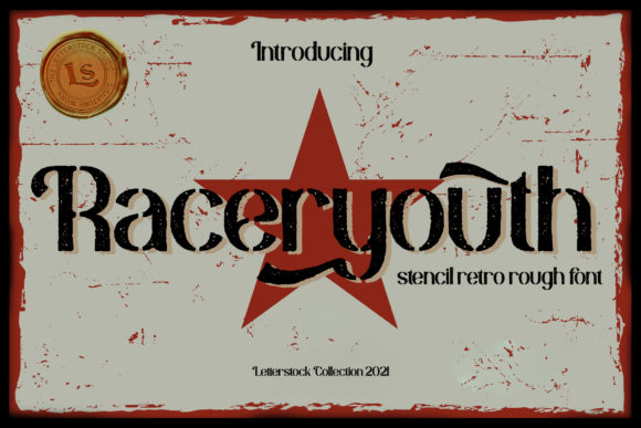 Raceryouth: A Display Font with Raw Character for Digital Design