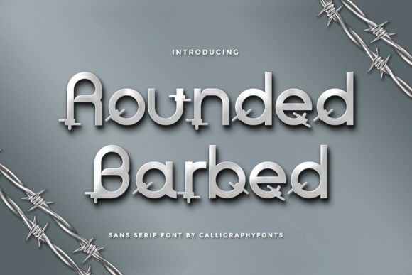 Rounded Barbed Font: A Modern Typeface for Business Branding
