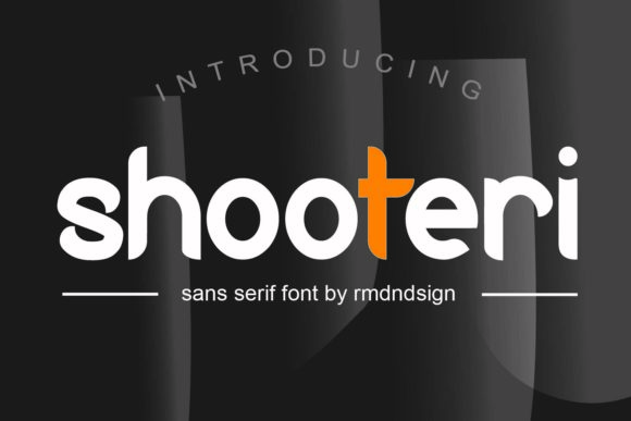 Shooteri: A Modern Display Font for Business Branding