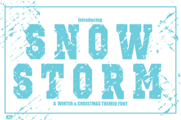 Snow Storm Font: The Versatile Display Typeface for Campaign Impact