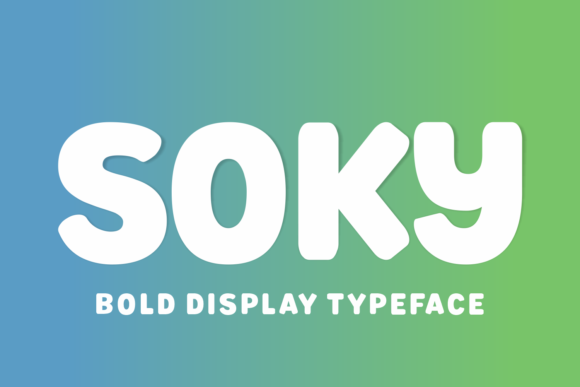 Soky: A Bold Display Font for Memorable Branding