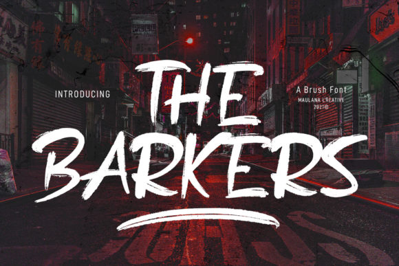 The Barkers Font: A Graffiti Display Typeface for Editorial Design