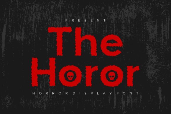 The Horor: A Spooky Display Font for Bold Web Design