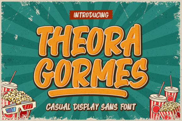 Theora Gormes: A Chunky Display Font for Playful Web Design
